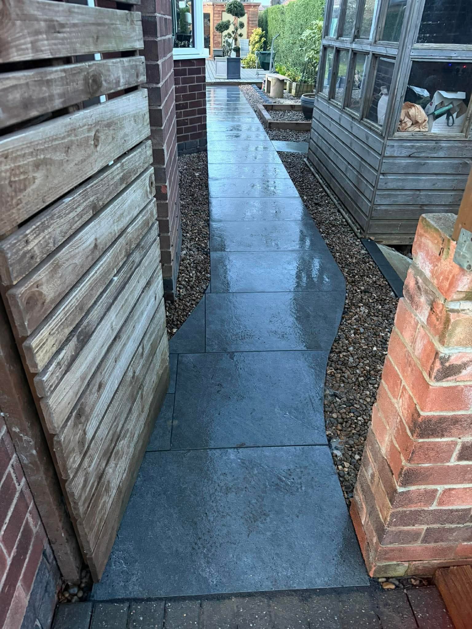 Completed landscaping project 1